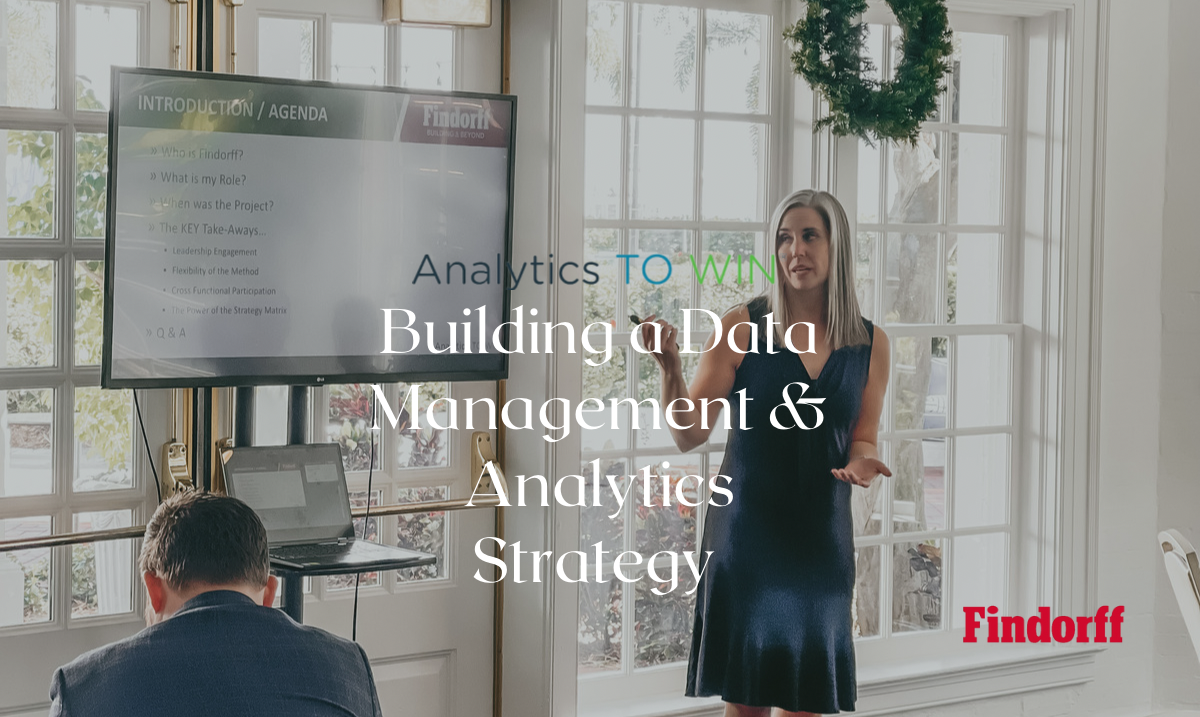 Building a Data Management & Analytics Strategy